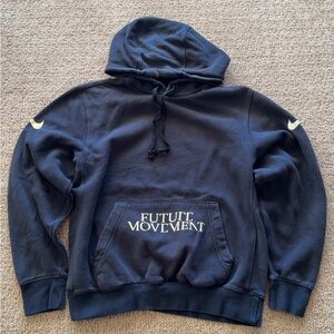 Nike Black Hoodie with Cream Accents